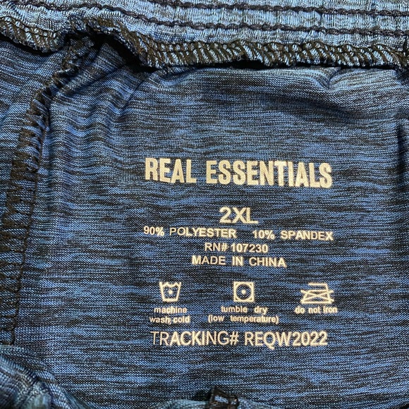 Real Essentials womens active athletic drawstring shorts - Picture 4 of 5